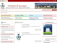 Tablet Screenshot of comune.lavagno.vr.it